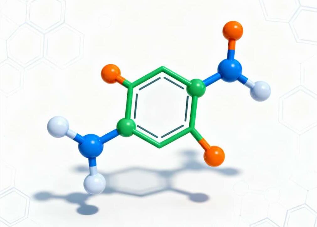 Imagem ilustrativa e colorida da Dopamina, a molécula do desejo.